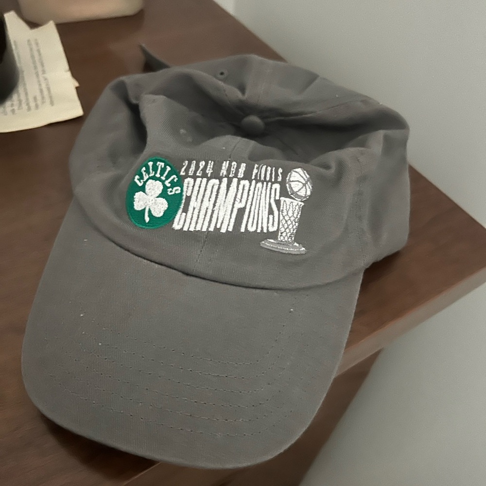 Gray Celtics Champions Cap